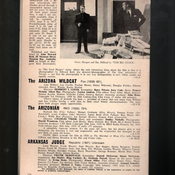 Film Index Magazine Collection By John Howard Reid No. 6, 23 & 26 Vintage 1960s - Picture 2 of 6